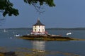 Views of the Nubble in Casco Bay Royalty Free Stock Photo