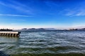 Views from the ocean and pier in San Francisco, California