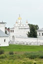 Views of old houses and churches Royalty Free Stock Photo