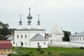 Views of old houses and churches Royalty Free Stock Photo