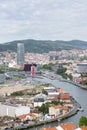 Views old and new Bilbao city, Bizkaia, Vasque Country, Spain.