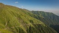 Views from one of the most dangerous road on the world in Georgia. Road to Omalo. Royalty Free Stock Photo