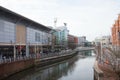 Views of The Oracle Shopping Centre in Reading, Berkshire in the UK Royalty Free Stock Photo