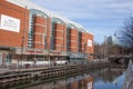 Views of The Oracle Shopping Centre in Reading, Berkshire in the UK