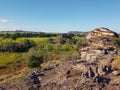Views of outback Australian floodplains Royalty Free Stock Photo