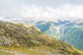 Views over Chamonix and Mont Blanc in France