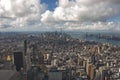 Views over Manhattan from the Empire State Building Royalty Free Stock Photo