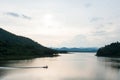 Views over the reservoir Kaengkrachan dam, Phetchaburi Thailand Royalty Free Stock Photo