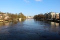 Views over river Ouse York city North Yorkshire UK Royalty Free Stock Photo