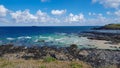 Views over Trevone Bay North Cornwall UK