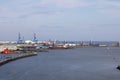 Views of Portugalete from the top of the Vizcaya Bridge