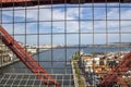 Views of Portugalete from the top of the Vizcaya Bridge