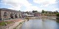 Views of the Quay by the River Exe in Exeter, Devon in the UK Royalty Free Stock Photo