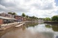 Views of the Quay by the River Exe in Exeter, Devon in the UK Royalty Free Stock Photo