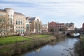 Views of the River Kennet in Reading, Berkshire in the UK