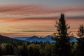 Views from the roadside during a drive through the park. Peter Lougheed Provincial Park Royalty Free Stock Photo