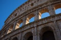 Views of Roman Coliseum, Roman Colosseum, Rome, Lazio. Italy Royalty Free Stock Photo