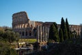 Views of Roman Coliseum, Roman Colosseum, Rome, Lazio. Italy Royalty Free Stock Photo