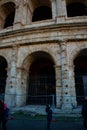 Views of Roman Coliseum, Roman Colosseum, Rome, Lazio. Italy Royalty Free Stock Photo