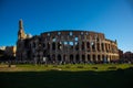 Views of Roman Coliseum, Roman Colosseum, Rome, Lazio. Italy Royalty Free Stock Photo