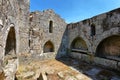 Views of San Salvador church in medieval walled village near Carrazeda de Ansiaes, Portugal Royalty Free Stock Photo