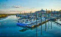 Views and scenes at murrells inlet south of myrtle beach south carolina Royalty Free Stock Photo