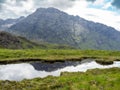 Views from Sgurr na stri peak in Skye island, Scotland Royalty Free Stock Photo