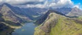 Views from Sgurr na stri peak in Skye island, Scotland Royalty Free Stock Photo