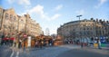 Views of Sheffield City Centre at Christmas time with the Alpine Bar Royalty Free Stock Photo