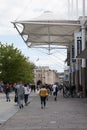 Views of shoppers in the city of Southampton in Hampshire in the United Kingdom