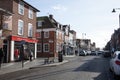 Views of the shops in Frinton, Essex in the UK