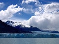 Views of snow peaks and glaciers of Andes mountains, Patagonia, Argentina Royalty Free Stock Photo