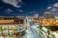 Views of the South Beach skyline Royalty Free Stock Photo