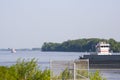 View at Newburgh Lock and Dam on the Ohio River, Newburgh, Indiana Royalty Free Stock Photo