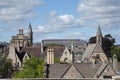 Views of the spires of The University of Oxford in the UK