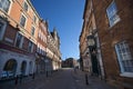 Views of ST Giles` Square in Northampton in the UK
