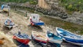 Views of Staithes in North Yorkshire Royalty Free Stock Photo