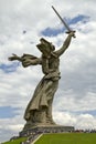 Views of the statue of the Motherland is calling Mamayev Kurgan