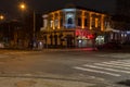 Views of the streets of Chisinau at night