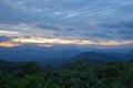 Views during sunset from Phanoen Thung Camp,Kaeng Krachan National Park,Phetchaburi Province,Thailand.