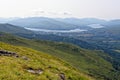 Views towards Fort William from Ben Nevis - Scotland Royalty Free Stock Photo