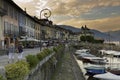 Views of the town of Cannobio. Italy