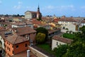 Views of the town and the city walls of Cittadella, Italy Royalty Free Stock Photo