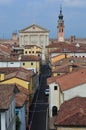 Views of the town and the city walls of Cittadella, Italy Royalty Free Stock Photo