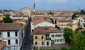 Views of the town and the city walls of Cittadella, Italy Royalty Free Stock Photo