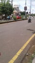 Views of traffic on hotgi road, Solapur