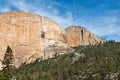 Landscape on the trail to Half Dome in  Yosemite National Park, California, USA Royalty Free Stock Photo