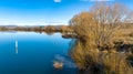 Views Of The Calm Wairepo Arm Lagoon Which Is Part Of Lake Ruataniwha Near The Village Of Twizel At Dawn