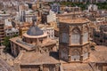 Views of Valencia from the tower of Valencia\'s main Cathedral