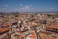 Views of Valencia from the tower of Valencia\'s main Cathedral